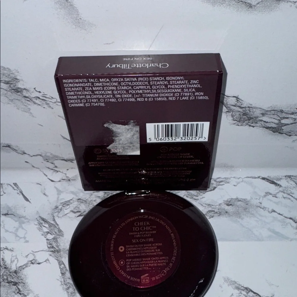 NWT Charlotte Tilbury blush: sex on fire Never used Still in box 100% authentic